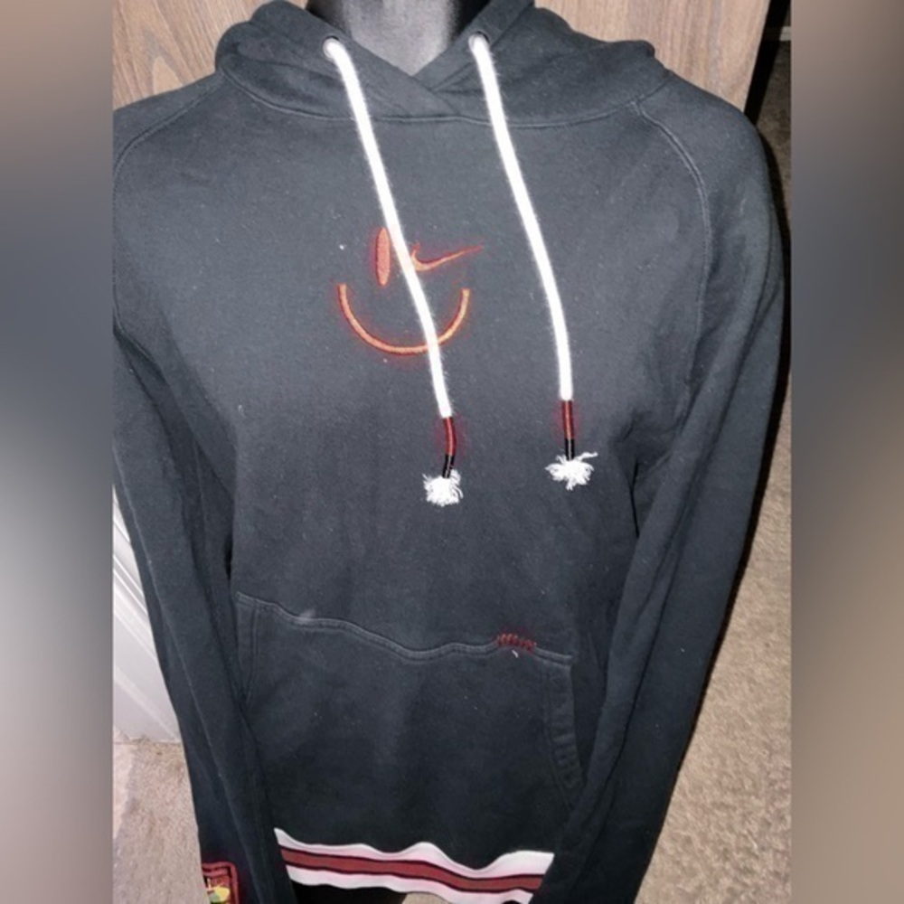 Nike DNA Basketball Hoodie Black Solid Pullover Active AT3273-010 Men’s Size XL